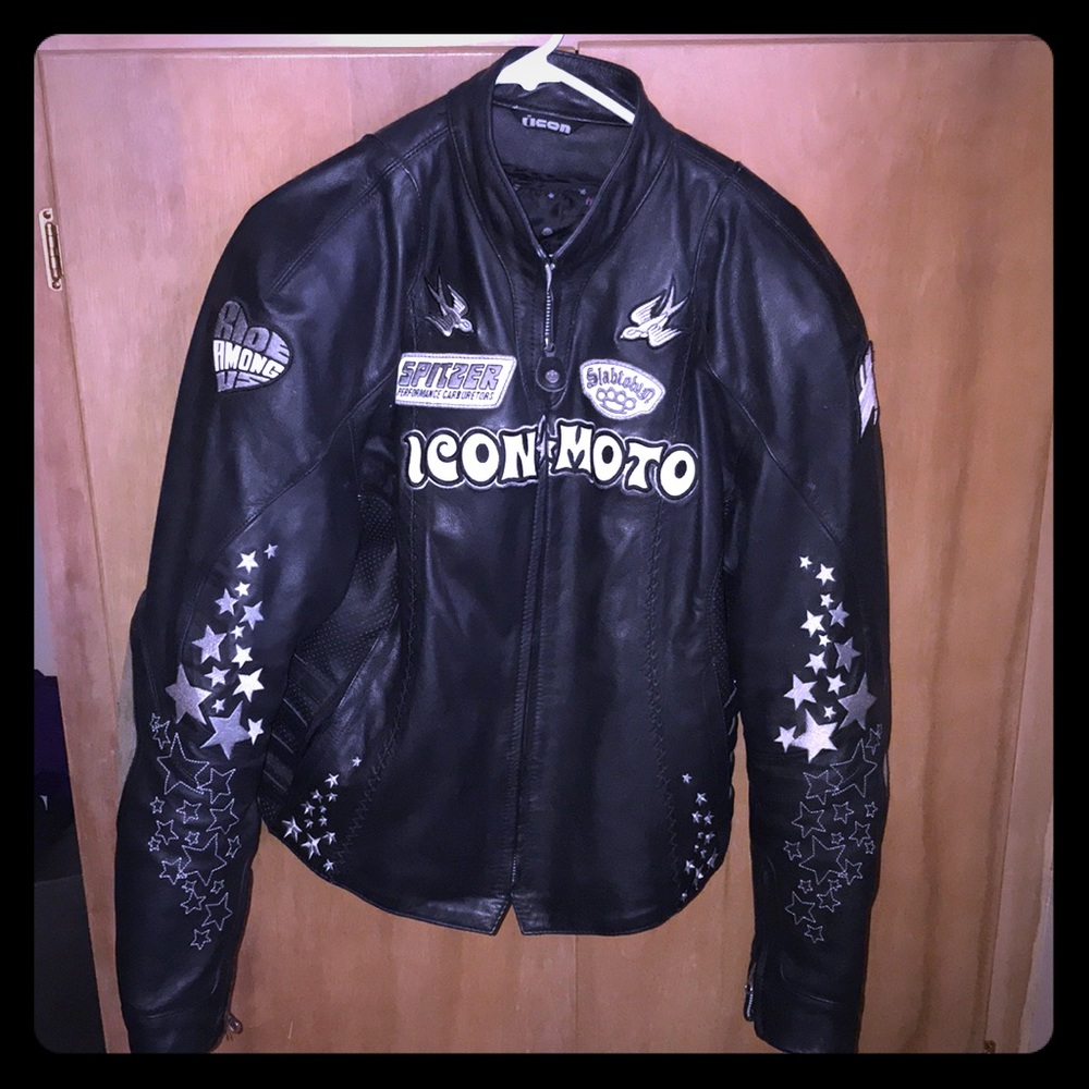Icon Moto Bombshell GoGo Leather Jacket